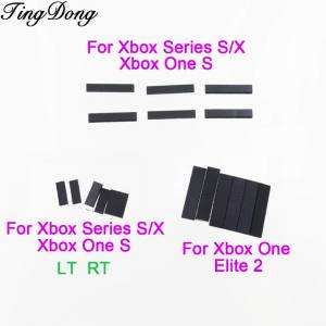 2/6pcs Shockproof Pads for Xbox Series X/S Back Shell LT RT Rubber Pads for Xbox One Slim Elite 2 Gamepad Shock Absorbers Pad