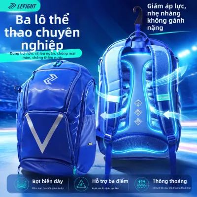LEFIGHT | Balo Đào Tạo Bóng Rổ Phân Loại Khô-Ẩm Có ngăn Độc Lập Cho Giày