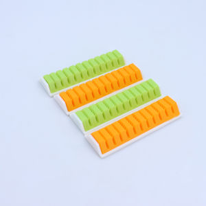 2PCS Silicone Fly Tying Storage Rack Display Clamp Prep Station Tool Organizer Holder for Fishing Flies Streamers Lure Making