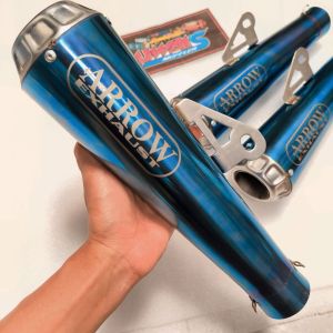 silincer slincer knalpot racing Arrow untuk segala jenis motor inlet 50-51 mm universal