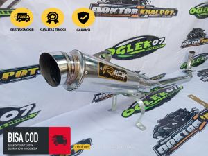 KNALPOT RCB RACING JUPITER SUPRA REVO VEGA SMASH SHOGUN KIRANA KHARISMA FULL SISTEM