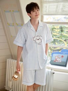 GONGDIE | Cooling Comfort Mens Short Sleeve Sleepwear XXL