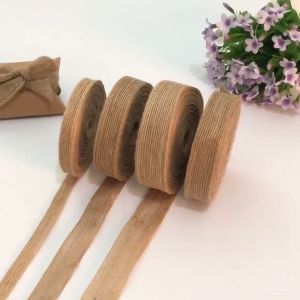 2 mét Dây ruy băng trang trí Dây gai gói hoa bọc quà thắt nơ xinh xắn nhiều kích thước làm đồ diy decor sản phẩm