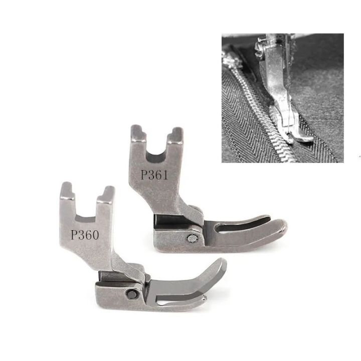 P360 P361 Narrow Zipper Presser Foot Single Side Of Flat Car Industrial