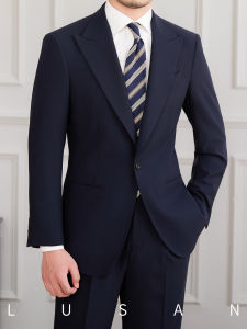 Áo Khoác Suit Pha Len Một Nút Dáng Ôm
