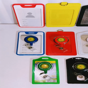 Gantungan Yoyo Id Card Putar Stainless BASARNAS + Tempat/Holder Id Card