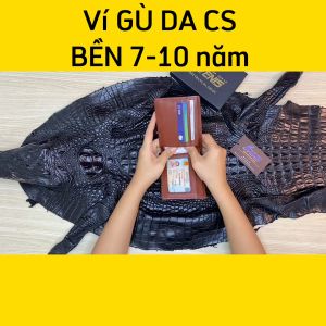 [FREE SHIP] Ví da cá sấu [GÙ CÁ SẤU ĐẸP - CHẤT - VÀ RẤT ĐẲNG CẤP]