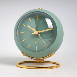 Đồng Hồ Để Bàn Điện Tử Im Lặng Phong Cách Bắc Âu Tối Giản Đồng Hồ Báo Thức Trẻ Em Có Kim Dạ Quang Dành Cho Học Sinh Để Cạnh Giường