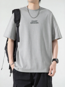 Warrior | Cotton T-shirt Loose Drop Shoulder Youth Style