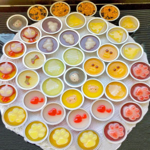 Popcorn Bowl Cake Bowl Disposable Baking-Resistant Aluminum Foil Cup Packing Box Water-Chestnut Pudding Container Stall Internet Celebrity Pastry Cup