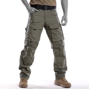 Tactical Camouflage Work Pants for Men Outdoor Cycling And Climbing Wear Resistant American Style Spring Autumn Multi Pocket