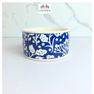 The Leaferie Gavelle shallow plant pots. Ceramic flowerpot . flowerpots . flower pot . plant