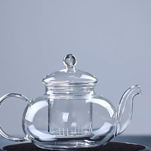 400/600/1000ml Clear Glass Teapot With Infuser Tea Pot Stovetop Safe Loose Leaf And Blooming Tea Maker Heat-resistant