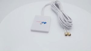3G4GLTE flat antenna dual interface SMA TS9 CRC9 connector router modem antenna dual RG174