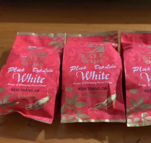 Zale Plus White Ginseng Brightening Facial Cream 6g - Moisturizing & Whitening for All Skin Types