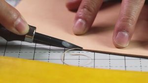 1 ชิ้น หนัง เครื่องมือ สําหรับใช้ในการขัดขอบเครื่องหนัง DIY 1mm 1.2mm 1.4mm 1.6mm