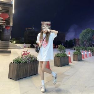 QIANSHUIYIYUN | Trendy Casual T-shirt Spring Summer New Loose Light