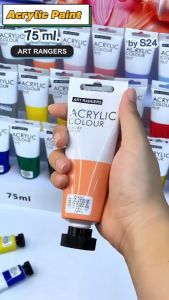 Art Ranger Màu acrylic 75ML Thích hợp cho DIY chẳng hạn như graffiti sơn tường sơn không thấm nước nhuộm vải