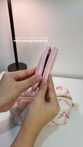 10pcs Mini Makeup Brush Set Powder Eyeshadow Foundation Blush Blender Concealer Beauty Makeup Tools Brush Professional Supplies