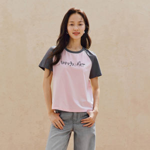 INMAN | Áo Thun Tay Ngắn Raglan Màu Đối Lập Mùa Hè
