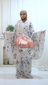 Mukena Dewasa Jumbo Resleting Depan  2in1 Aretha Bisa Bayar Ditempat