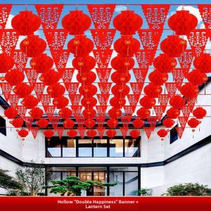 KUWUBIANJING | Celebration Flags For Wedding Garden Decor