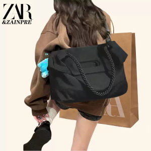 Túi Tote Vải Canvas Dung Tích Lớn Túi Đeo Vai Đơn Túi Đeo Chéo Phong Cách Mới Cho Học Sinh Đi Làm