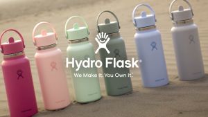Hydro Flask Tumbler 24oz Wide Mouth Flex Straw Cap - Surf