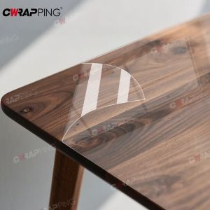 Wall Protective Film DIY Transparent Self-Adhesive Wall Stickers PVC Waterproof and Dirt-resistant Vinyl Wrap Films for Home