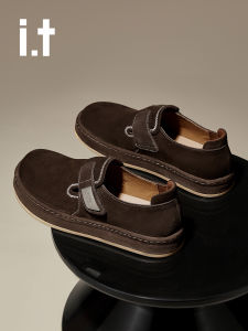 izzue | Low-cut Soft-soled Slip On Loafers Leather