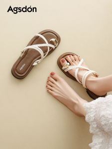 Agsdon | New Summer Flat Toe Ring Sandals