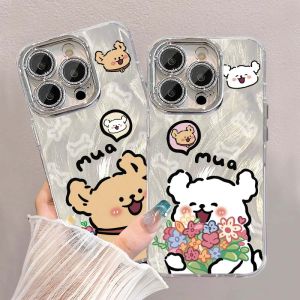 เคสโทรศัพท์มือถือ Huawei Pura70 pro Mate60 Nova12/11 P30 P40 คู่รัก คุณภาพสูง ป้องกันการตกหล่น ดีไซน์การ์ตูน สำหรับผู้ชายและผู้หญิง