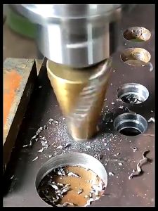 XYKJ Step Drill Titanium 6PCS Mata Bor Multi-Tahap Pagoda Tangga Payung Mata Bor Langkah Mata Bor