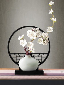 New Chinese Style Deer Sculpture Zen TV Cabinet Tea Room Decorative Vase Home Living Room Corner Coffee Table Hall Wine Cabinet