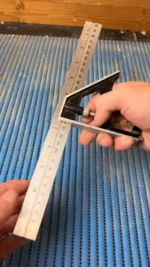 siku waterpass / siku L / siku Tukang / siku kombinasi ukuran dalam CM - INCHI