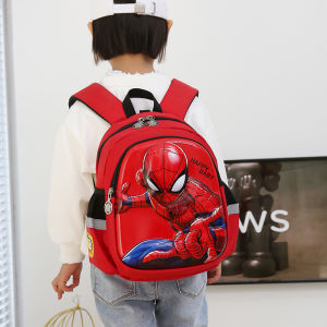 Balo Hoạt Hình Siêu Nhẹ Spiderman Cho Trẻ Mẫu Giáo Nam Và Nữ Lớp Nhỏ Lớp Trung Bình Lớp Lớn Nhiều Ngăn