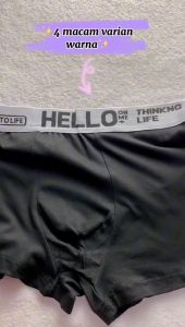 OOS C1387 Celana Dalam Boxer Pria Cd Cowok Lelaki Motif Daleman Underware Bahan Lembut Nyaman murah COD