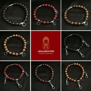 [Jdim] Amulet Car Hanger Amulet Car hook Amulet Car Chain Ebony wood Emperor wood Sandalwood 23cm