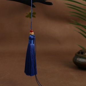 Original Design Gold Green Jade Honeycomb Phone Strap Tassel Half Finished Product Safe Buckle Pendant Diy Accessories