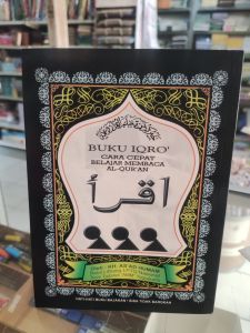 Iqro Besar kertas HVS putih jilid 1-6. Tulisan Jelas dan awet
