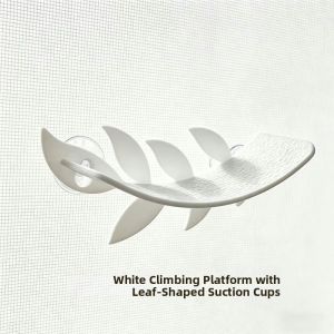 Hadassah | Climbing Rest Shelter for Reptiles Suction Cup Leaf Shaped Perch