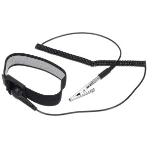 Anti Static Wrist Strap Adjustable Grounding Bracelet with Long Coiled Cord Alligator Clip ESD Professional Antistatic Wristband