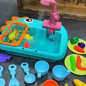 Đồ chơi bồn rửa rau củ và câu cá - Đồ chơi vận động trong nhà An toàn cho bé - Quà tặng sinh nhật cho bé