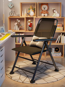 Modern Foldable Recliner Chair Office Nap Backrest Chair Home Balcony Outdoor Camping Leisure Lazy Chair Simple Design