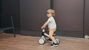 QPlay Cutey Baby walker Balance Trike 1-3 Years. Ride on Push Tricycle