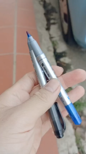 Bút lông dầu 2 đầu PM-04 - Bút dạ viết bảng không xoá được bám dính tốt