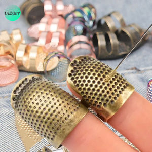 NEW Adjustable Sewing Thimble Retro Metal Finger Protector Needle Thimble Ring Handmade Non-slip Embroidery Sewing Tools