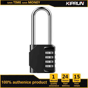 Kiprun 4 tổ hợp số khóa ổ khóa có mật khẩu còng dài khóa móc Tấm Lót không thấm nước khóa cho trường Locker phòng tập thể dục Locker hàng rào cửa