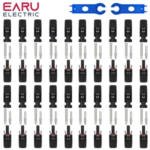 10/20//40/60/100Pcs DC Solar Connector 1000V 30A Panel Stecker IP67 Waterproof Connector Kit for Sola PV Cable with 2Pcs Spanner