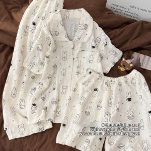 ANZHAOQI | Breathable Cloud Cotton Pajama Set 3pcs